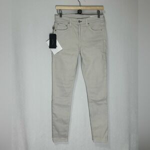 NWT Rag & Bone Cate Mid-Rise Skinny Jeans Light Grey WDD21F2650LCPF Size 27 NEW